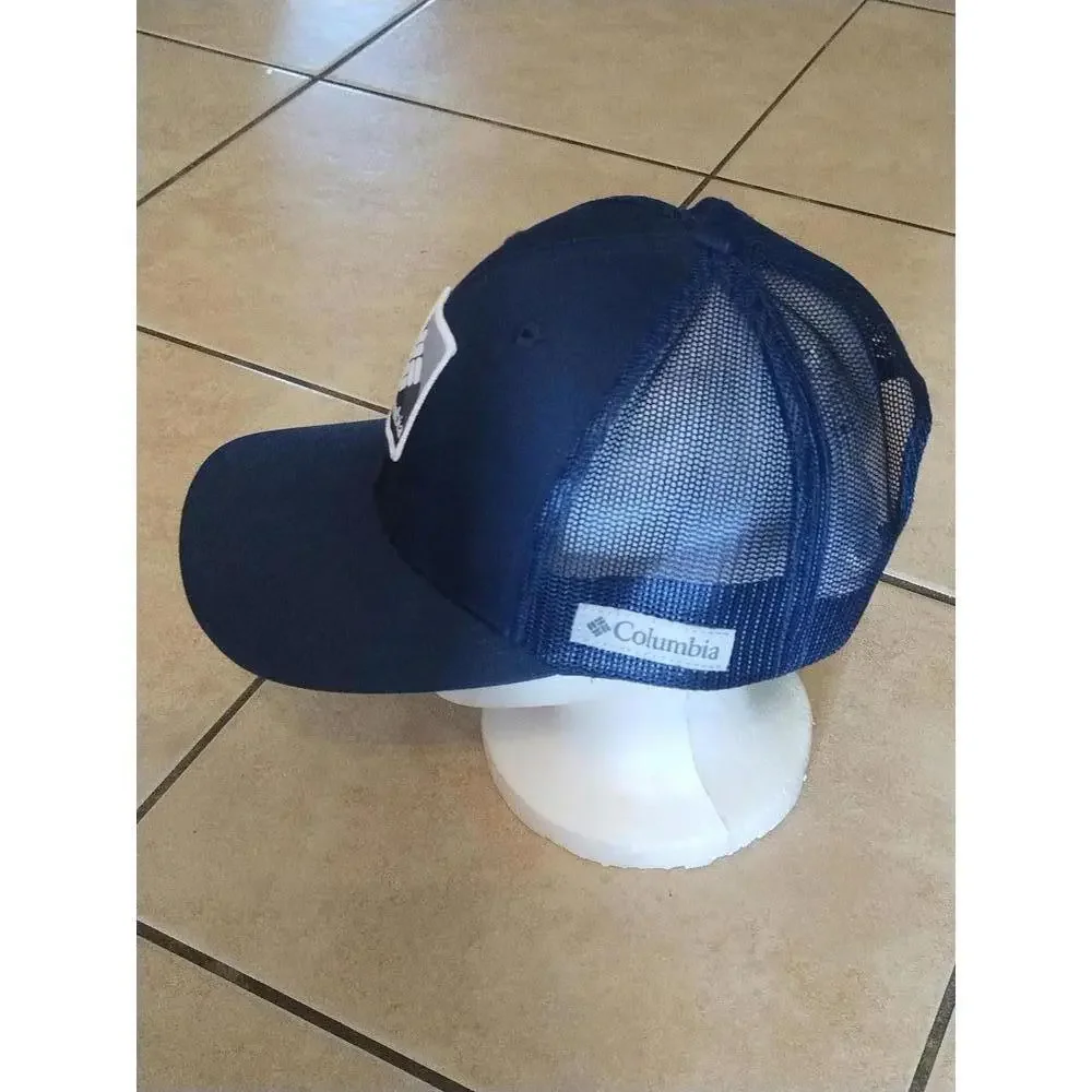 Columbia Hat with Mesh Back American Flag & Tree One Size lot of 2